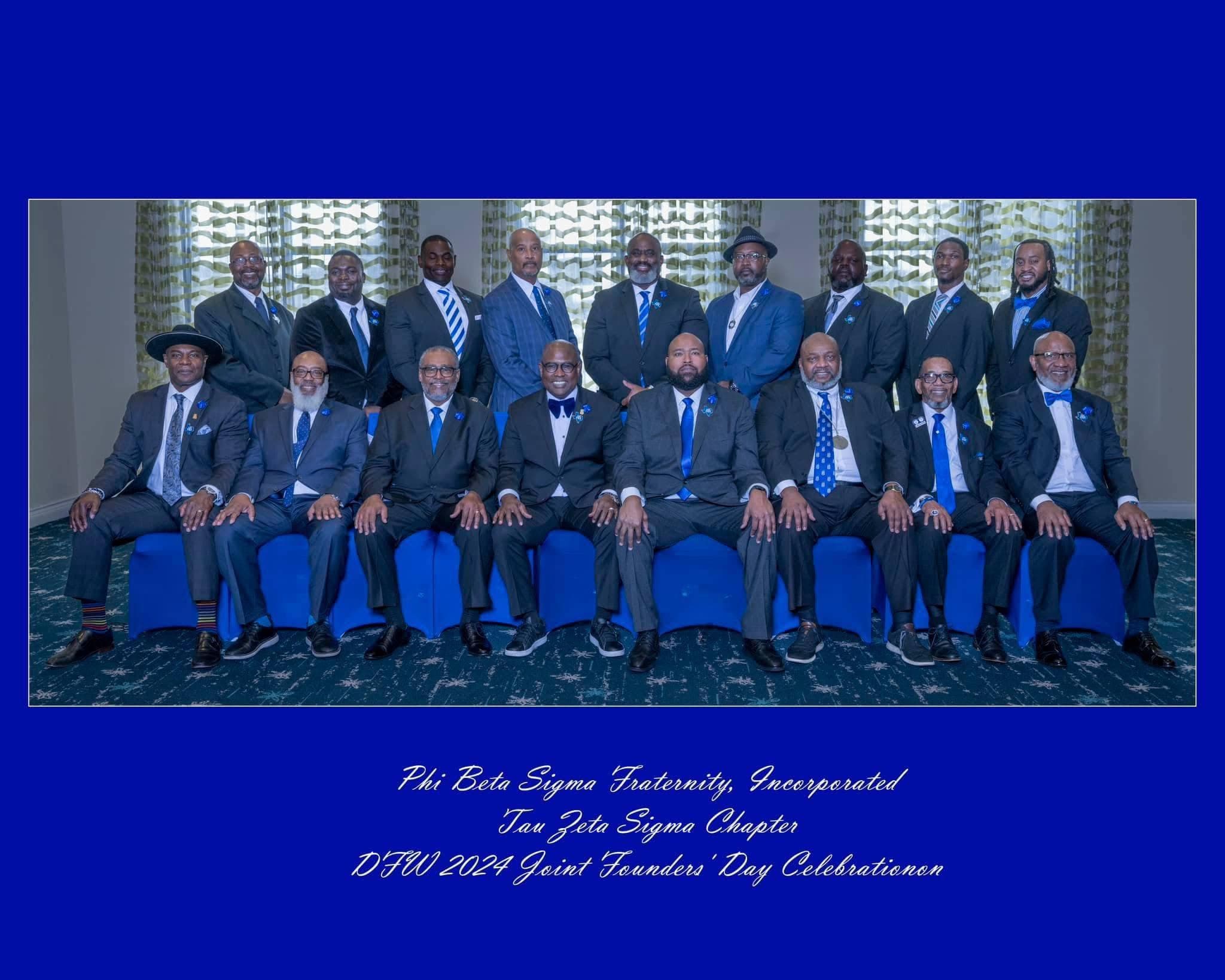 Tau Zeta Sigma chapter at the DFW 2024 Joint Founders' Day Celebration